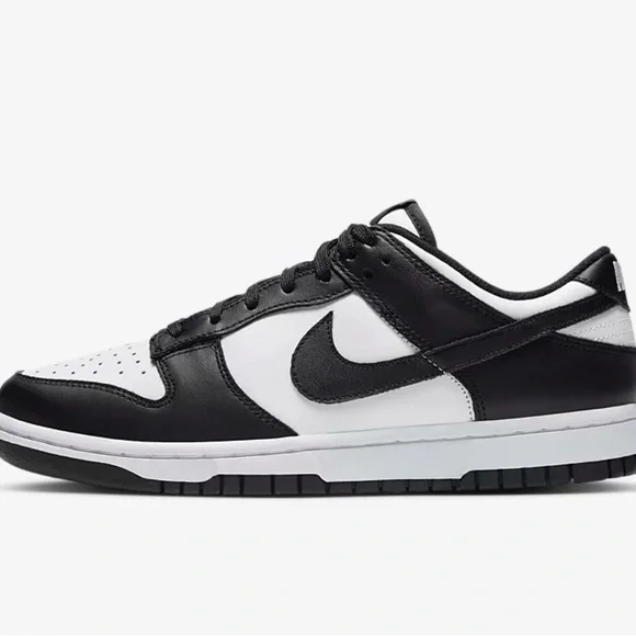 Nike Dunk Lows in White and Black (Pandas) - Picture 1 of 5